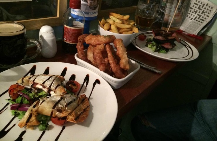 The Wainwright Food: filo_tart_bacon_stack